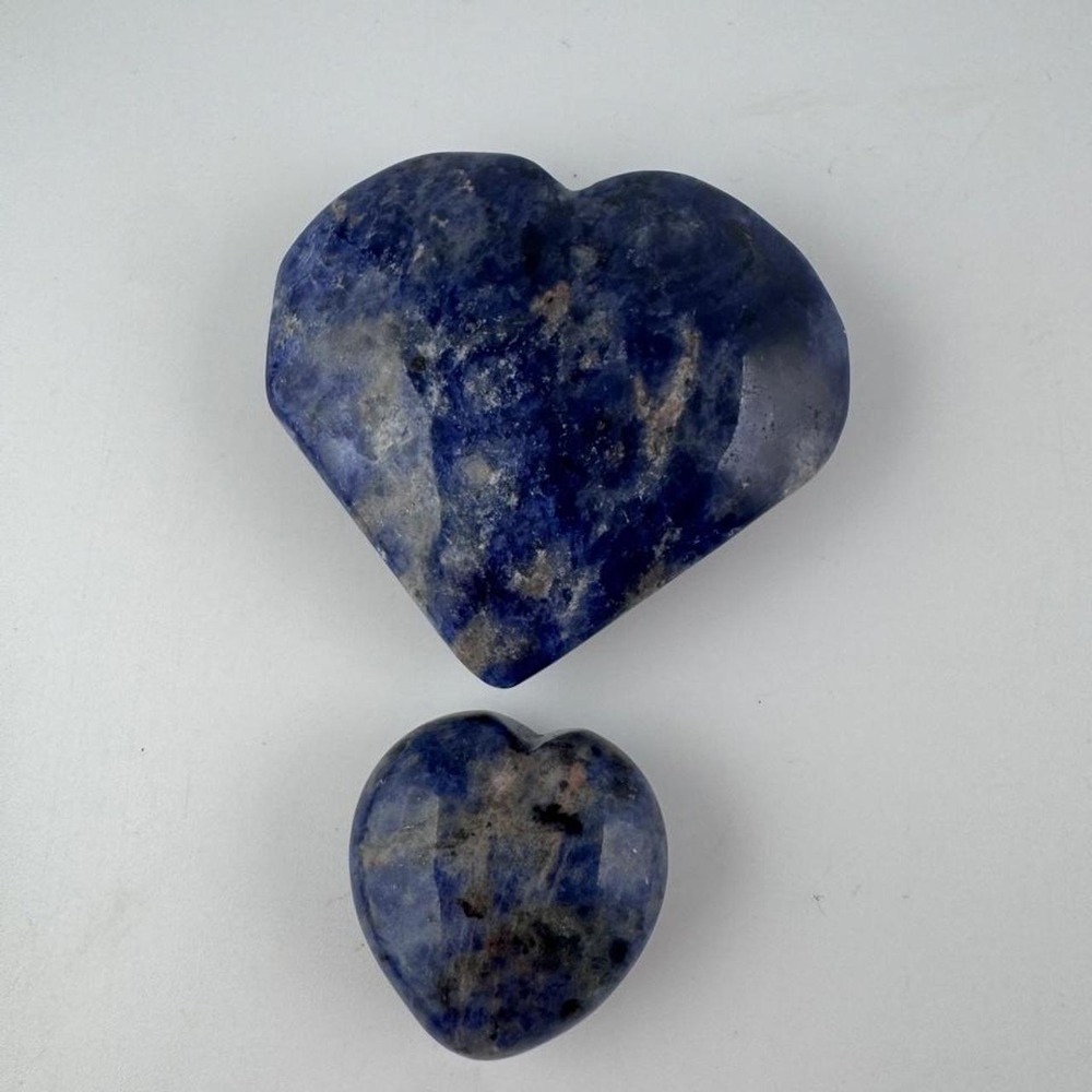 Sodalite Heart Tumbled Stone
